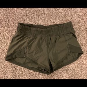 Lululemon army green shorts